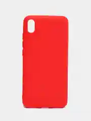 Красный чехол Xiaomi Redmi 7A силиконовый цветной матовый (Сяоми Редми 7А)