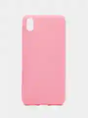 Розовый чехол Xiaomi Redmi 7A силиконовый цветной матовый (Сяоми Редми 7А)