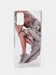 Ледяной чехол Samsung Galaxy A41, Самсунг Галакси А41 прозрачный с рисунком