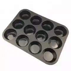 Черный форма силиконовая, для выпечки кексов
