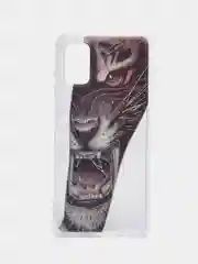 Угольный чехол Samsung Galaxy A41, Самсунг Галакси А41 прозрачный с рисунком