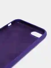 Фиолетовый чехол Silicone Case для iPhone 7, 8, SE 2020, с открытым низом