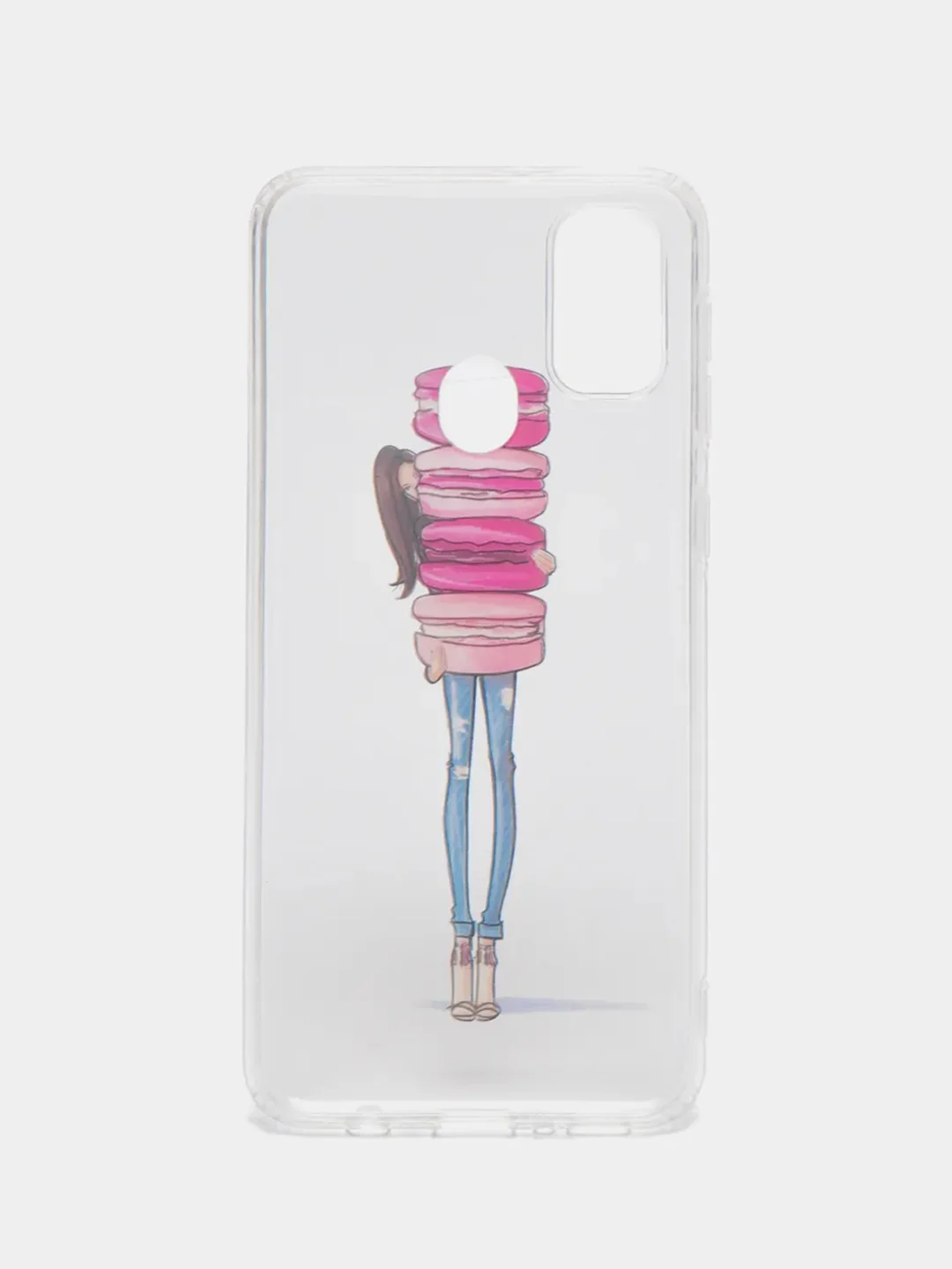 Конфетный чехол Samsung Galaxy M21 / M30s, Самсунг Галакси М21 / М30с прозрачный с рисунком