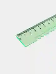 Линейка 15 см, Calligrata для первоклассника, пластиковая