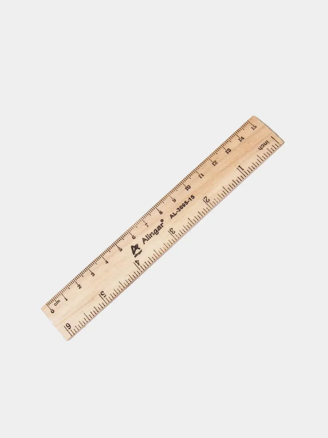 Линейка дерево, 15 см