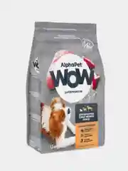 Сухой корм AlphaPet WOW, для взрослых собак мелких пород, с индейкой и рисом, 1,5 кг