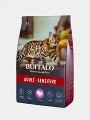 Корм сухой Mr.Buffalo для кошек с чувствительным пищеварением, с индейкой, 10 кг