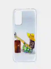 Желтый чехол Huawei Honor 30 / Honor 30 Premium, Хуавей Хонор 30 (Премиум) прозрачный с рисунком