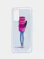 Конфетный чехол Huawei Honor 30 / Honor 30 Premium, Хуавей Хонор 30 (Премиум) прозрачный с рисунком