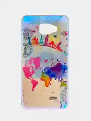 Конфетный чехол Samsung Galaxy A7 2016 (A710), Самсунг Галакси А7 2016 (А710) силиконовый с рисунком