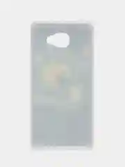 Бирюзовый чехол Samsung Galaxy A7 2016 (A710), Самсунг Галакси А7 2016 (А710) силиконовый с рисунком