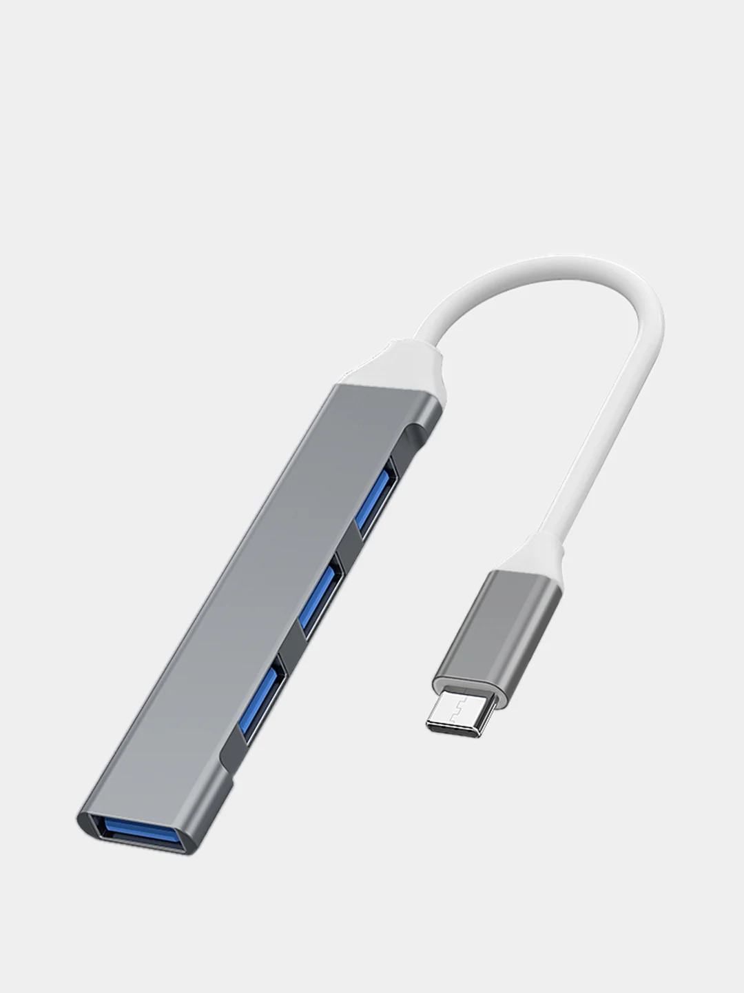 Серый usb xаб концентратор USB 3.0 Type-C