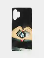 Темно-синий чехол Samsung Galaxy A32 4G чехол силиконовый с рисунком (Самсунг Галакси А32)