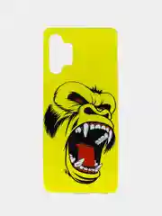 Бордовый чехол Samsung Galaxy A32 4G чехол силиконовый с рисунком (Самсунг Галакси А32)