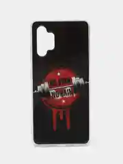 Алый чехол Samsung Galaxy A32 4G чехол силиконовый с рисунком (Самсунг Галакси А32)