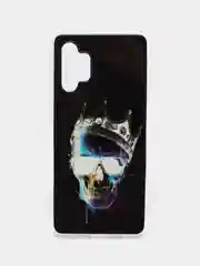 Серый меланж чехол Samsung Galaxy A32 4G чехол силиконовый с рисунком (Самсунг Галакси А32)