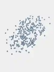 Небесно-голубой бисер крупный, стеклянный, 6/0, 4 мм Бисер разноразмерный