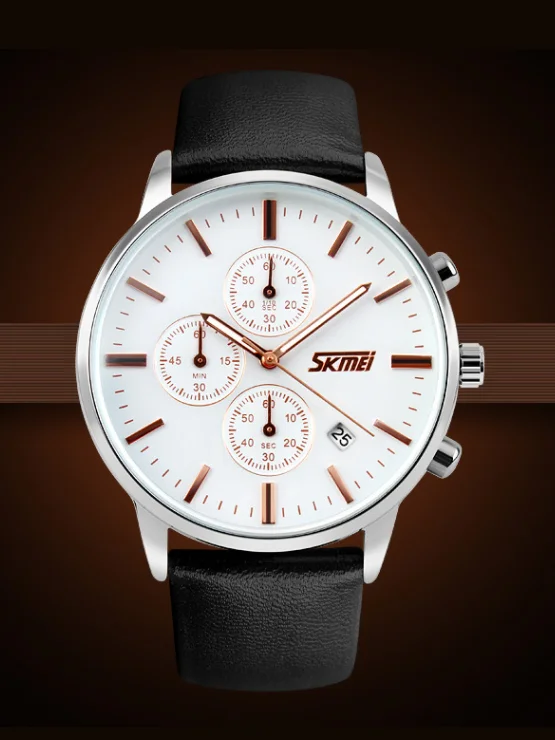 Черный часы наручные Skmei 9103, мужские