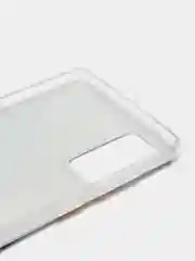 Голубой силиконовый чехол на Samsung Galaxy S20 FE / Самсунг S20 FE прозрачный, с рисунком