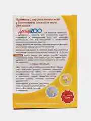 Мультивитаминное лакомство для кошек Доктор ZOO со вкусом сыра и биотином, 90 таблеток