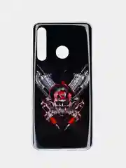 Алый чехол Honor 10i / Honor 20E, Huawei P Smart 2019 / Honor 10 Lite, Хонор 10ай с рисунком