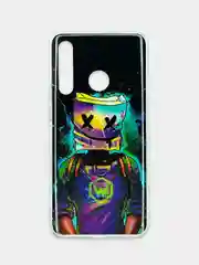 Фуксия чехол Honor 10i / Honor 20E, Huawei P Smart 2019 / Honor 10 Lite, Хонор 10ай с рисунком