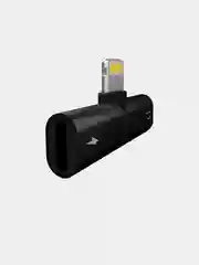 Черный переходник/адаптер/разветвлитель для наушников и зарядки  iPhone Lightning-2xLightning