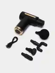 Тёмно-зелёный мышечный массажер для тела Fascial Gun, перкуссионный, фасциальный