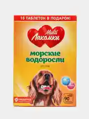 Витамины для пищеварения и иммунитета собак Multi Лакомки с таурином и селеном, 100 таб
