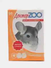 Мультивитаминное лакомство Доктор Zoo для шиншилл, 60 таблеток