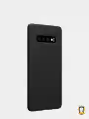 Чехол для Samsung Galaxy S10+ / S10 Plus, Самсунг Галакси С10+, черный силиконовый