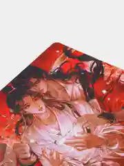 Кораллово-розовый коврики для мыши по аниме "Genshin Impact" и "Токийские мстители"