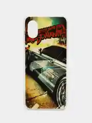 Терракотовый чехол для Samsung Galaxy A03 Core (Самсунг Галакси А03 Кор), силиконовый, с рисунком