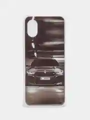 Серый меланж чехол для Samsung Galaxy A03 Core (Самсунг Галакси А03 Кор), силиконовый, с рисунком