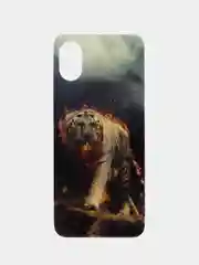 Зелёный хаки чехол для Samsung Galaxy A03 Core (Самсунг Галакси А03 Кор), силиконовый, с рисунком