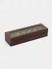 Синий шкатулка для часов и украшений