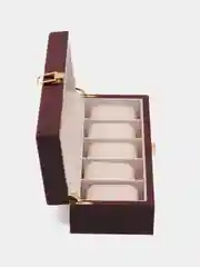 Серый шкатулка для часов и украшений