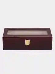 Серый шкатулка для часов и украшений