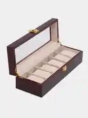 Синий шкатулка для часов и украшений