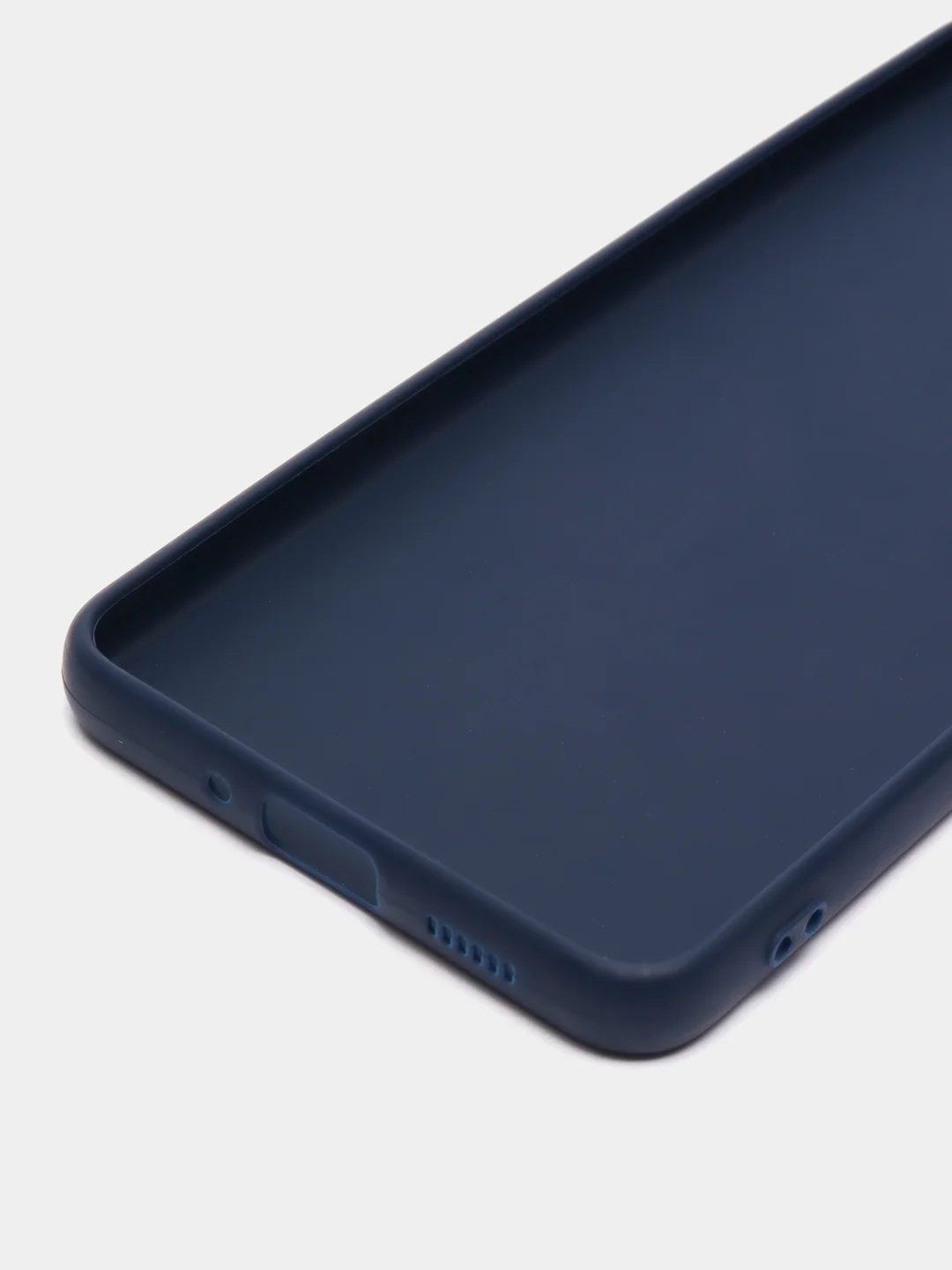 Синий чехол Samsung Galaxy A33 5G / Самсунг Галакси А33 5Г, силиконовый, цветной, матовый