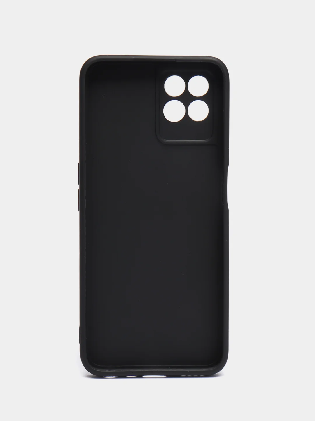 Черный чехол для Realme 8i, Narzo 50 (Реалми 8 ай, Нарзо 50), прозрачный