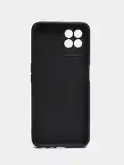Черный чехол для Realme 8i, Narzo 50 (Реалми 8 ай, Нарзо 50), прозрачный
