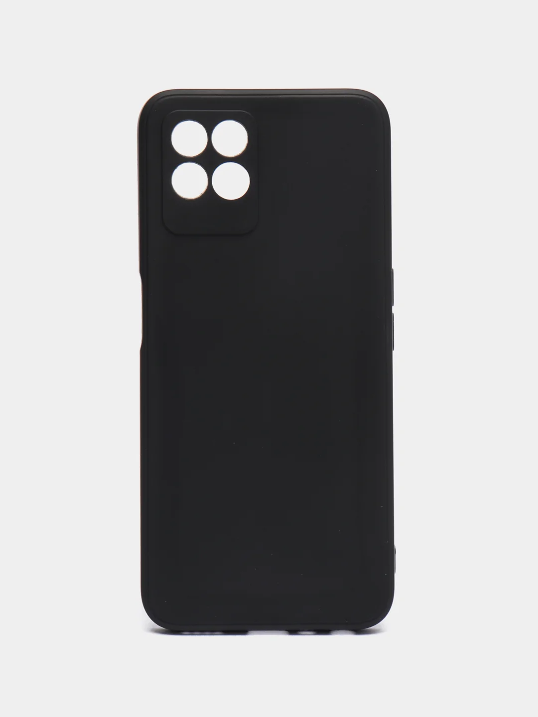Черный чехол для Realme 8i, Narzo 50 (Реалми 8 ай, Нарзо 50), прозрачный