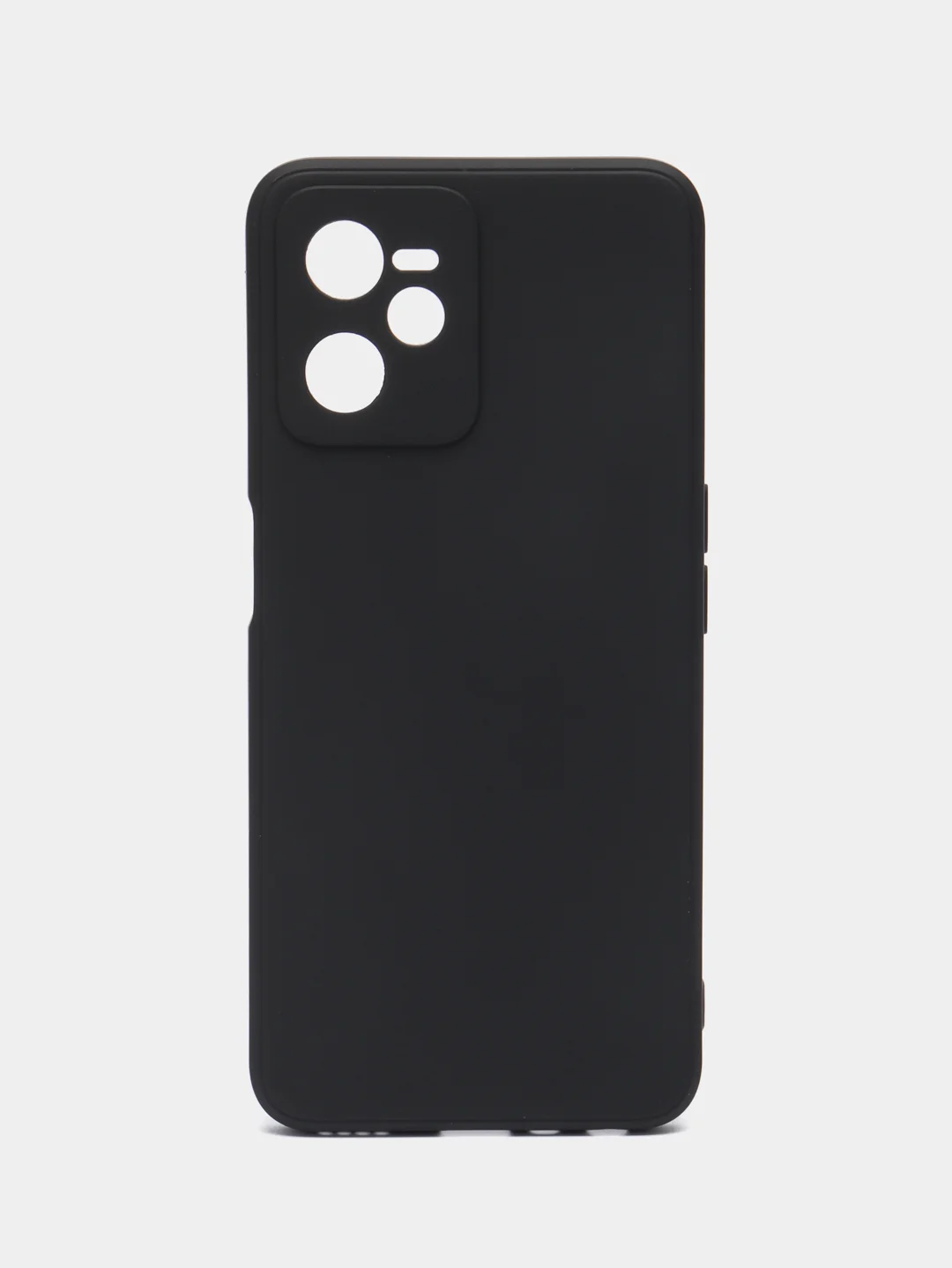Черный чехол для Realme C35 (Реалми С35), прозрачный