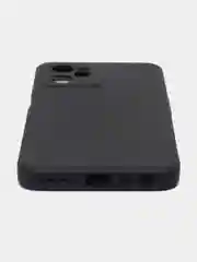 Черный чехол для Realme C35 (Реалми С35), прозрачный