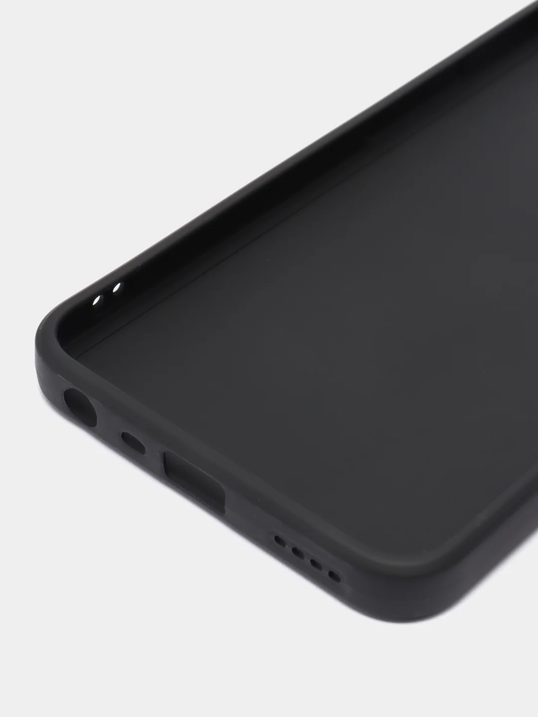 Черный чехол для Realme C35 (Реалми С35), прозрачный