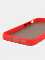 Красный чехол для IPhone,  матовый
