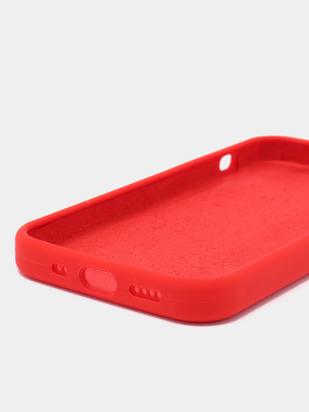 Красный чехлы для iPhone 12 mini (Silicone Case)