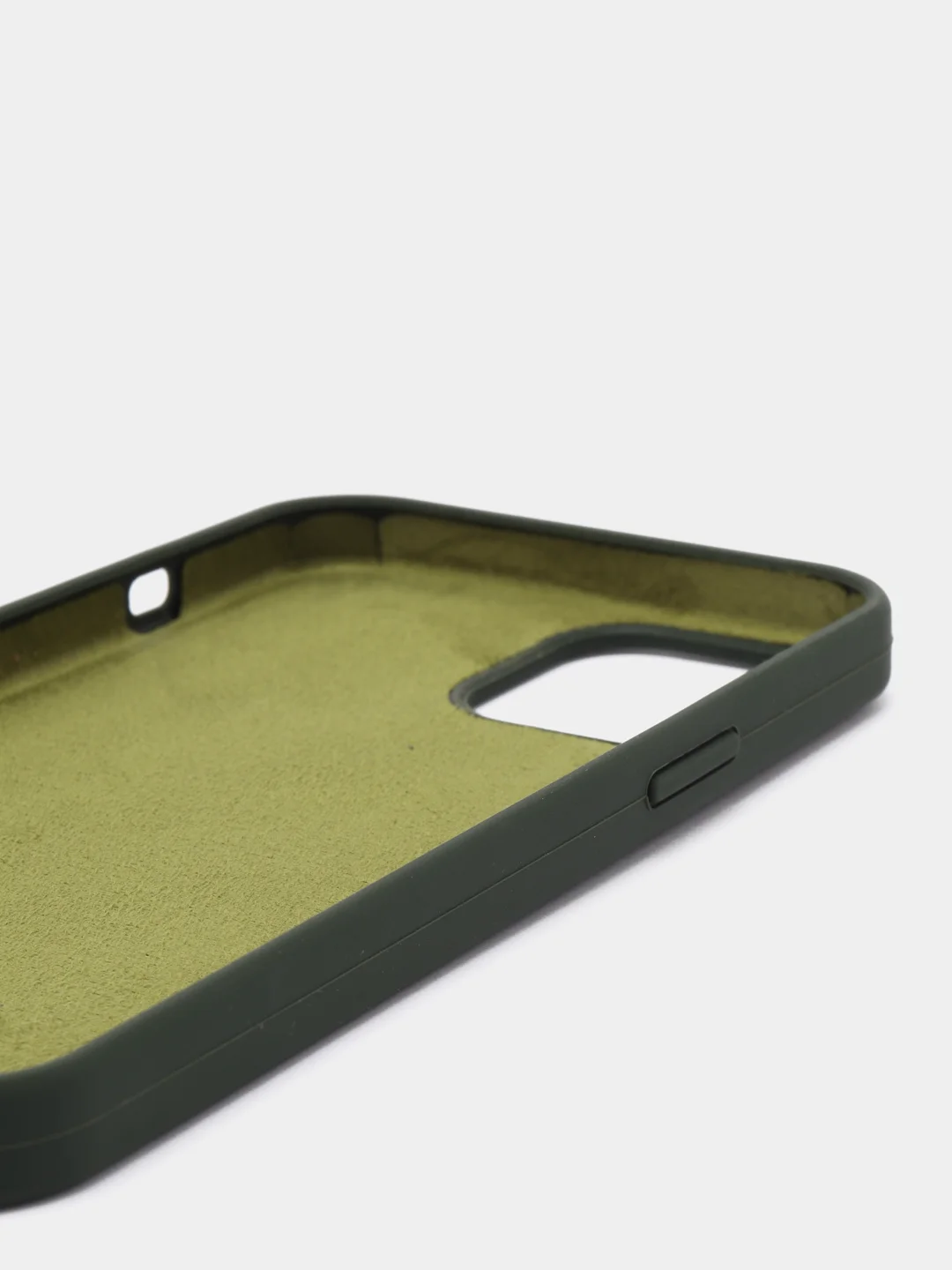 Зеленый чехол для iPhone 12 Pro Max (Silicone Case)