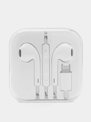 Проводная гарнитура Apple EarPods (Lightning) белый